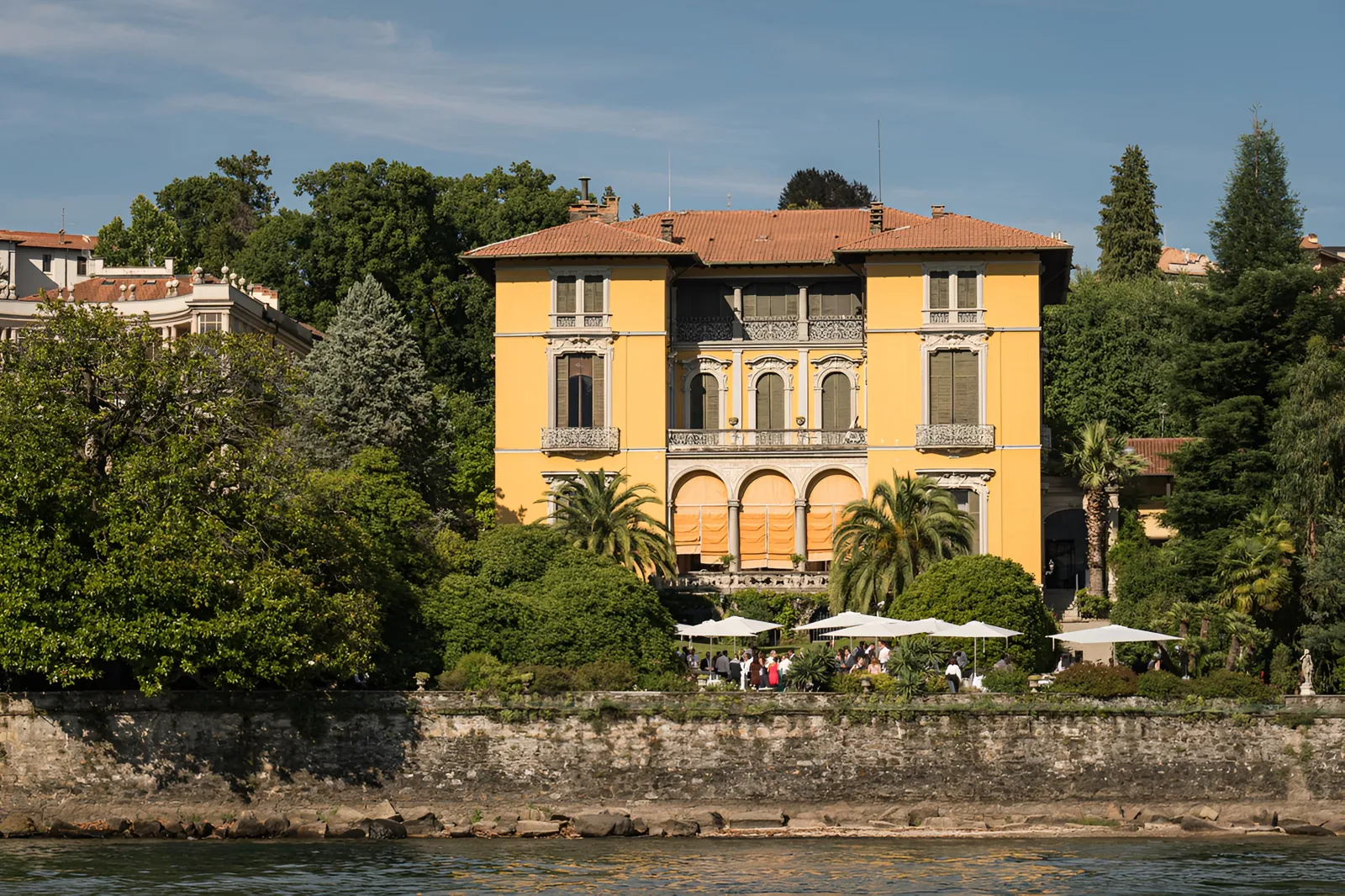 Villa Rusconi-Clerici vista dal lago